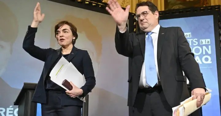 Drainville, Fréchette square off in second Coalition Avenir Québec leadership debate – National Drainville, Fréchette square off in second Coalition Avenir Québec leadership debate - National