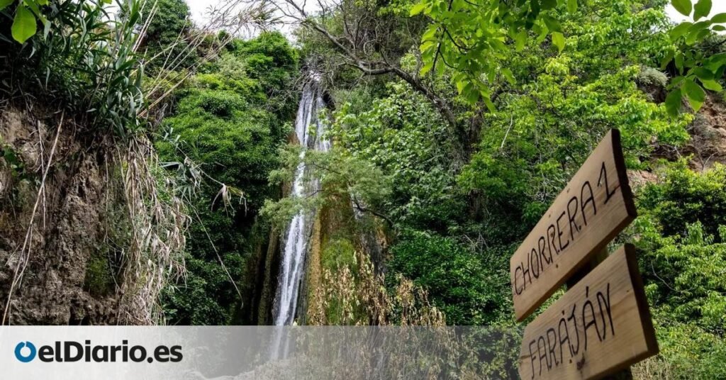 El enclave natural entre pinares de Málaga que sorprende cada primavera con una cascada de más de 20 metros