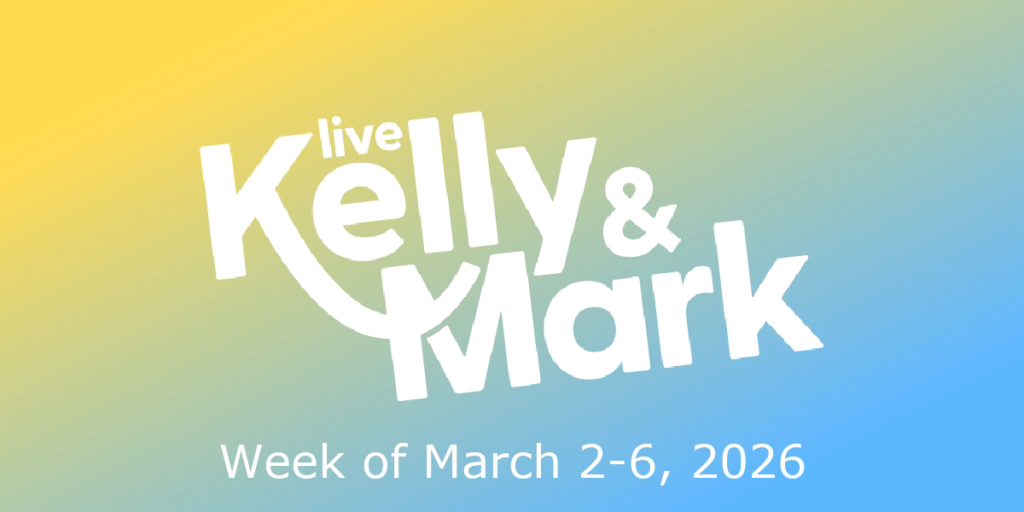 En vivo con Kelly y Mark Invitados Alysa Liu, Caitriona Balfe del 2 al 6 de marzo – Celebrity Land En vivo con Kelly y Mark Invitados Alysa Liu, Caitriona Balfe del 2 al 6 de marzo – Celebrity Land