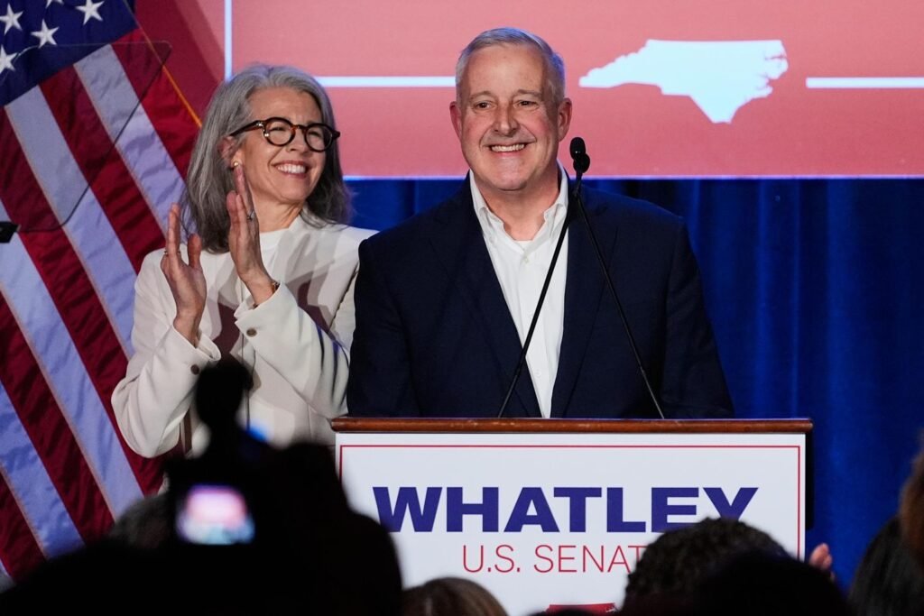 Ex-RNC chairman Whatley to face former Democrat Gov. Cooper in North Carolina Senate race