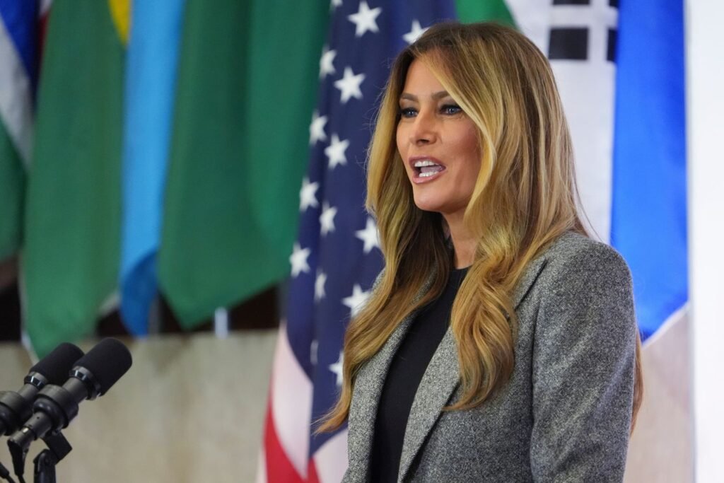First lady Melania Trump launches summit on children, online skills and AI