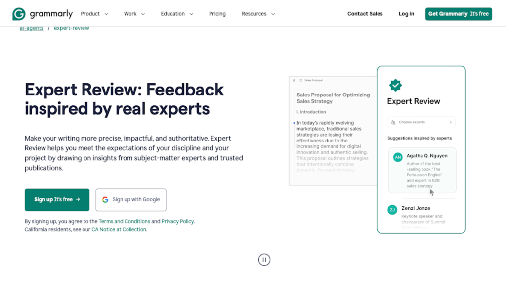 Grammarly has disabled its tool offering generative-AI feedback credited to real writers
