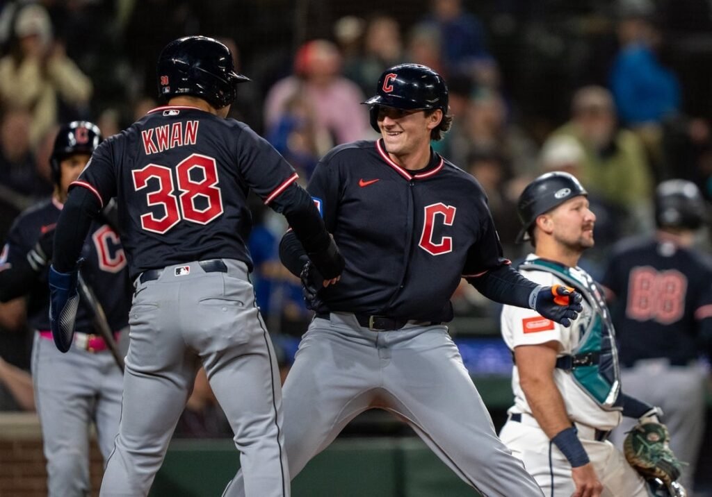 Guardians outslug Mariners in 10th inning, hold on for win Guardians outslug Mariners in 10th inning, hold on for win