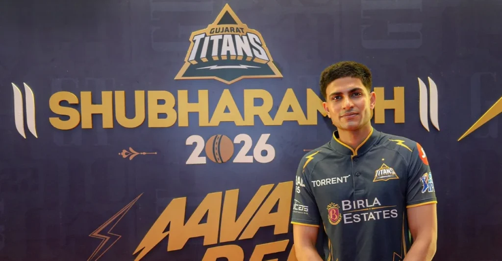 Gujarat Titans captain Shubman Gill felicitated for his incredible achievements ahead of IPL 2026