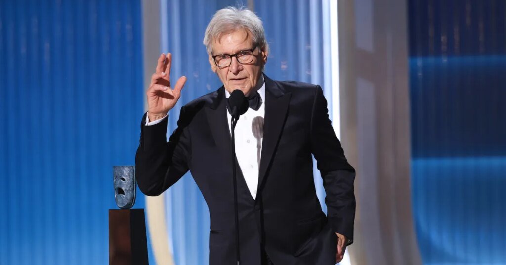 Harrison Ford Gets Life Achievement Honor at SAG 2026 Actor Awards