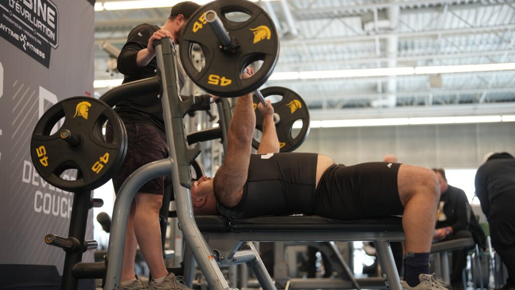 Hazime lands inside top-10 all-time bench press at Invitational Combine