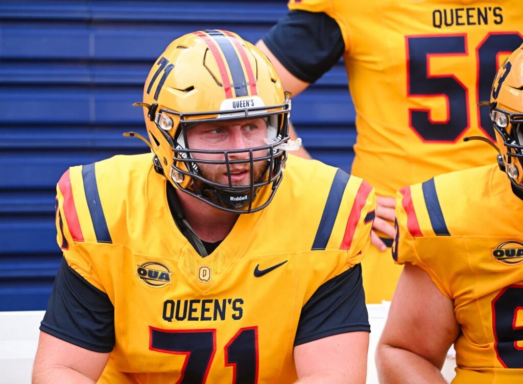 Hyper-athletic Queen's offensive tackle Niklas Henning poised to steal the show at CFL Combine