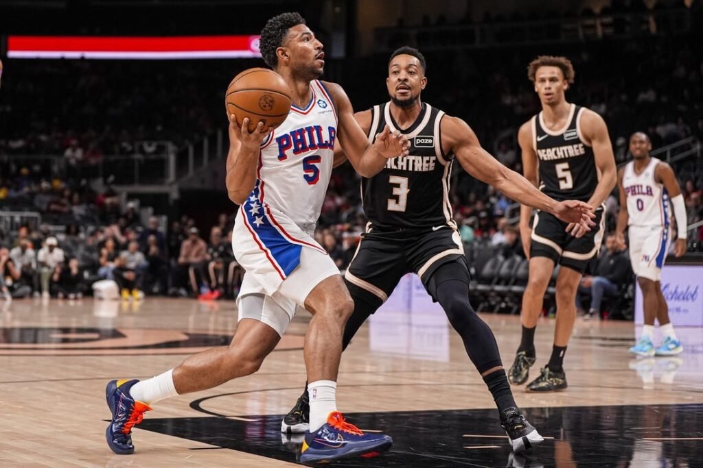 Jalen Johnson helps Hawks torment Sixers with season sweep