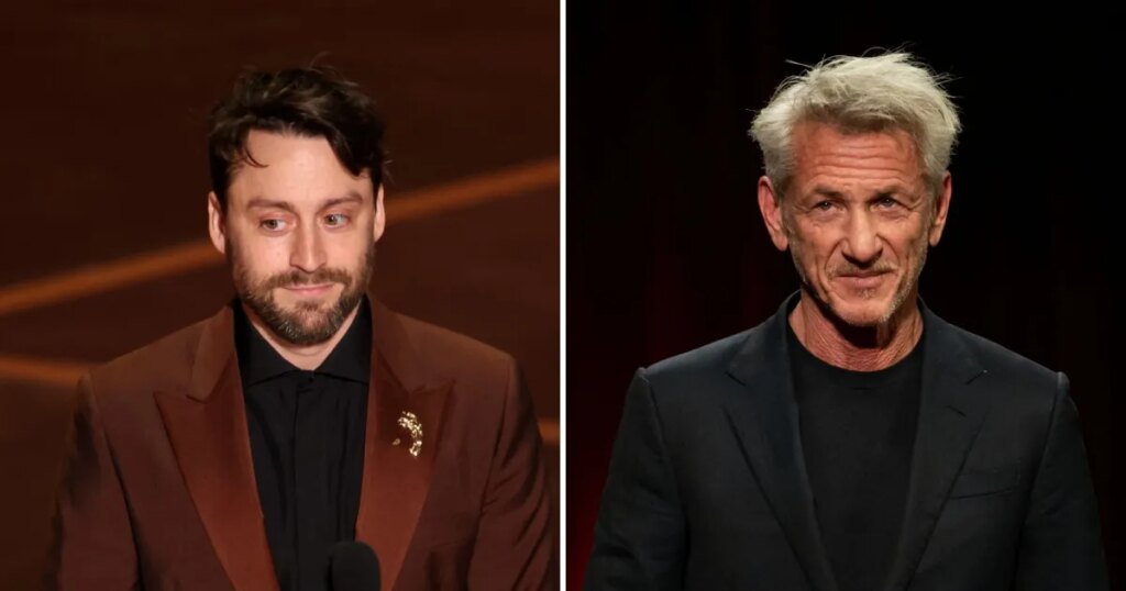 Kieran Culkin Jokes About Sean Penn Absence After Oscars Win Kieran Culkin Jokes About Sean Penn Absence After Oscars Win