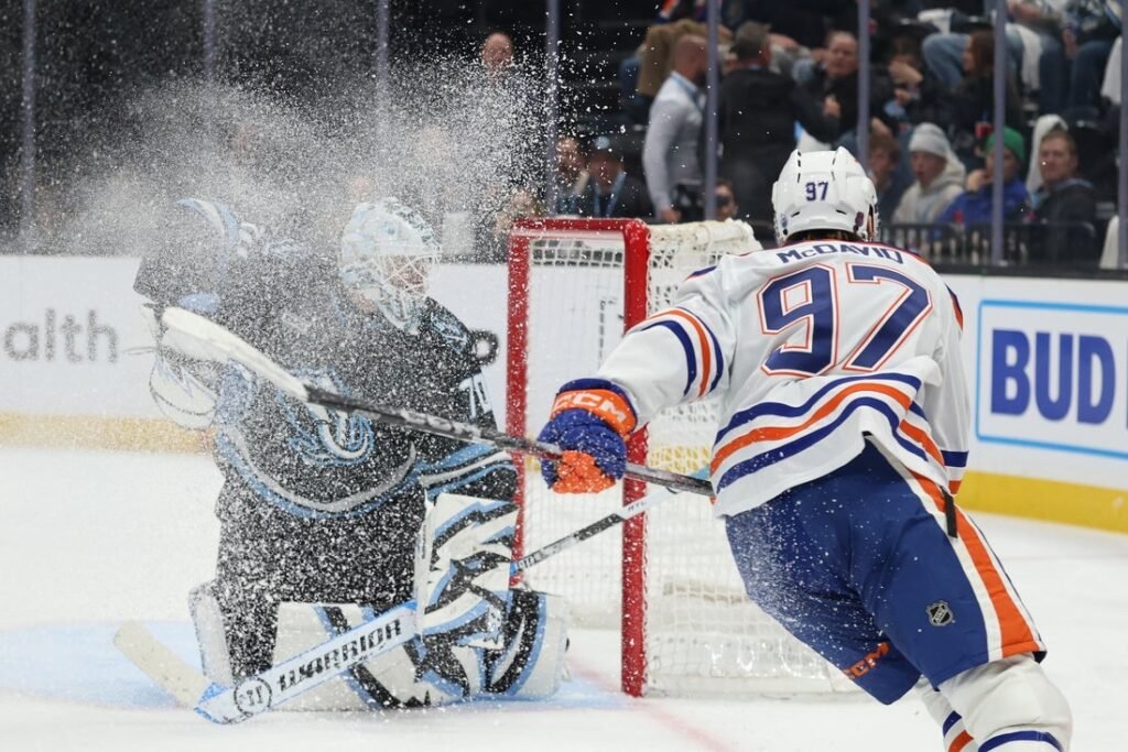 Knights out to snap slide in key clash with rival Oilers