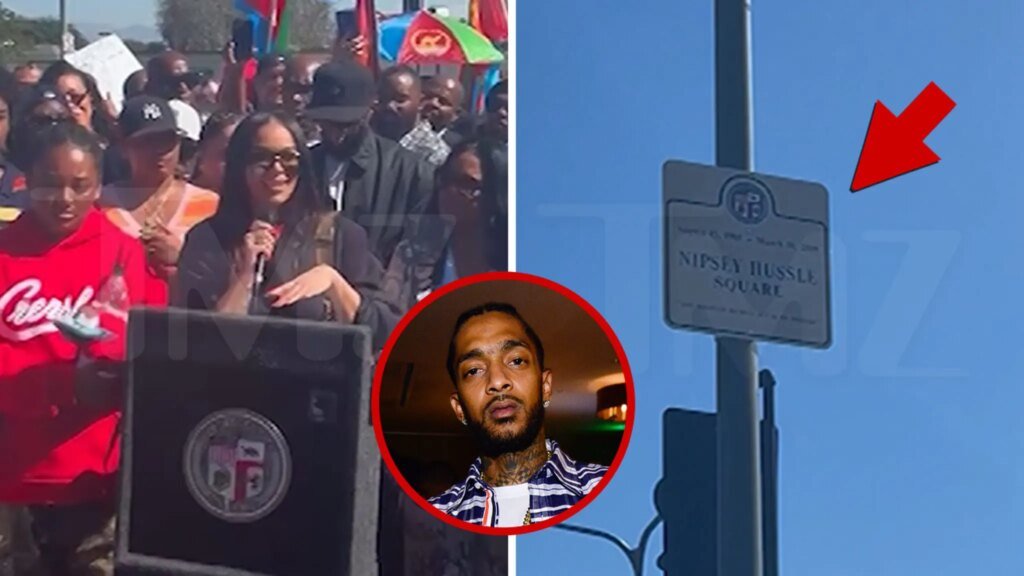 Lauren London’s Emotional Tribute to Nipsey Hussle as LA Dedicates Intersection to Him Lauren London's Emotional Tribute to Nipsey Hussle as LA Dedicates Intersection to Him