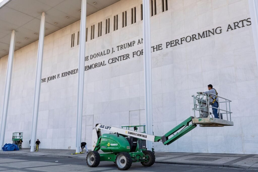 Lawmaker seeks emergency court order to stop Trump demolishing Kennedy Center