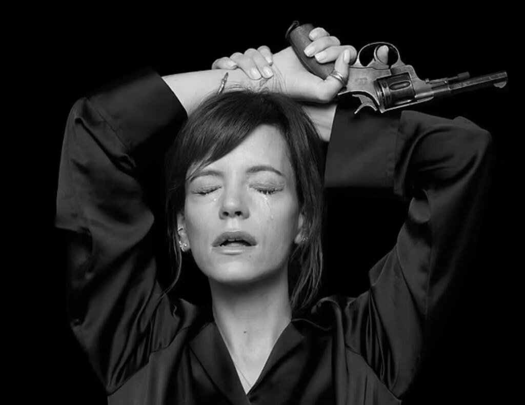 Lily Allen’s West End Tour Features A Dress Made Of Her Ex’s Receipts For Other Women