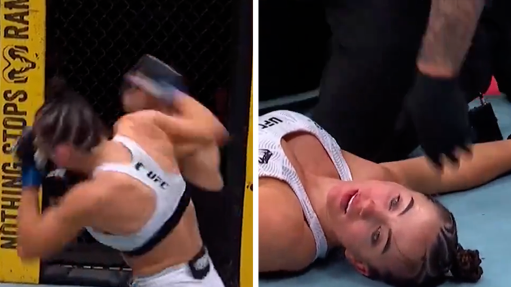 MMA Rising Star Maycee Barber Knocked Out Cold During UFC Fight, Video Shows