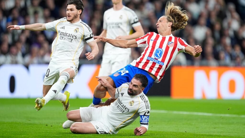 Marcos Llorente and Johnny Cardoso baffled by ‘different rules for different teams’ in Madrid derby Marcos Llorente and Johnny Cardoso baffled by 'different rules for different teams' in Madrid derby