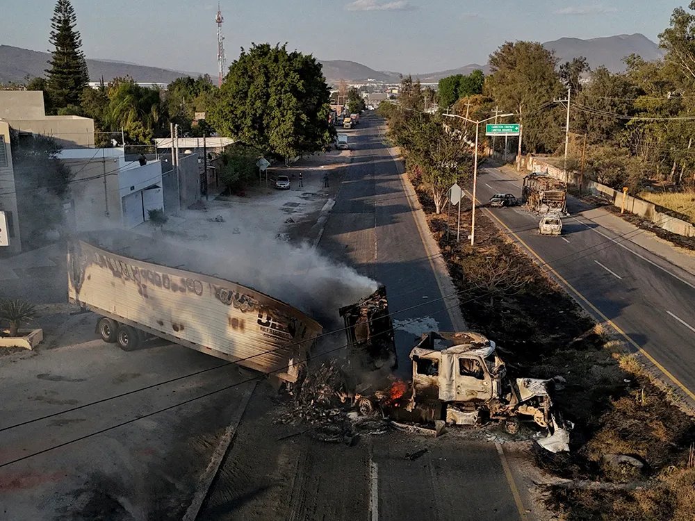 Mayhem after killing of cartel leader unlikely to end at Mexico's borders Mayhem after killing of cartel leader unlikely to end at Mexico's borders