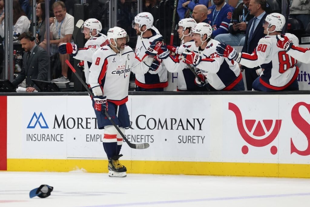NHL roundup: Caps down Mammoth behind Alex Ovechkin's hat trick