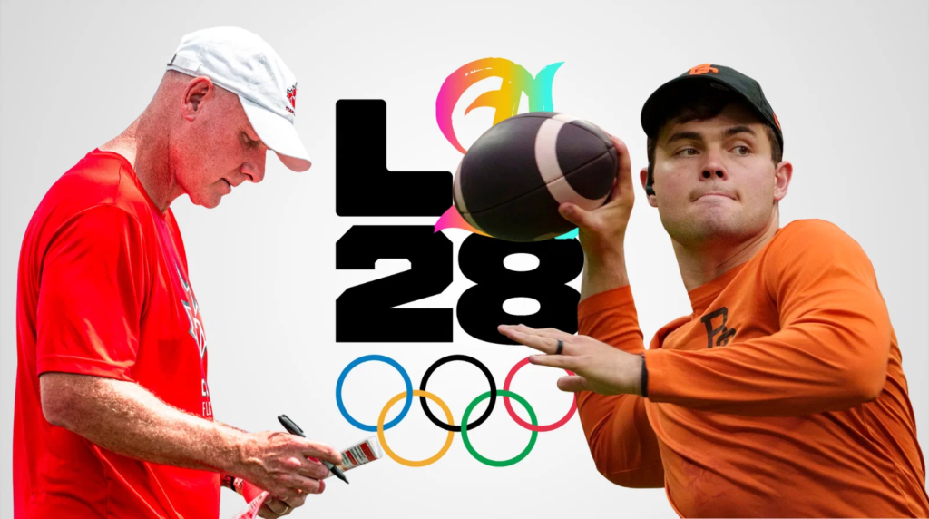 Nathan Rourke could be Olympic flag football QB, but Canada not 'handing jobs' to CFL players: Paul LaPolice