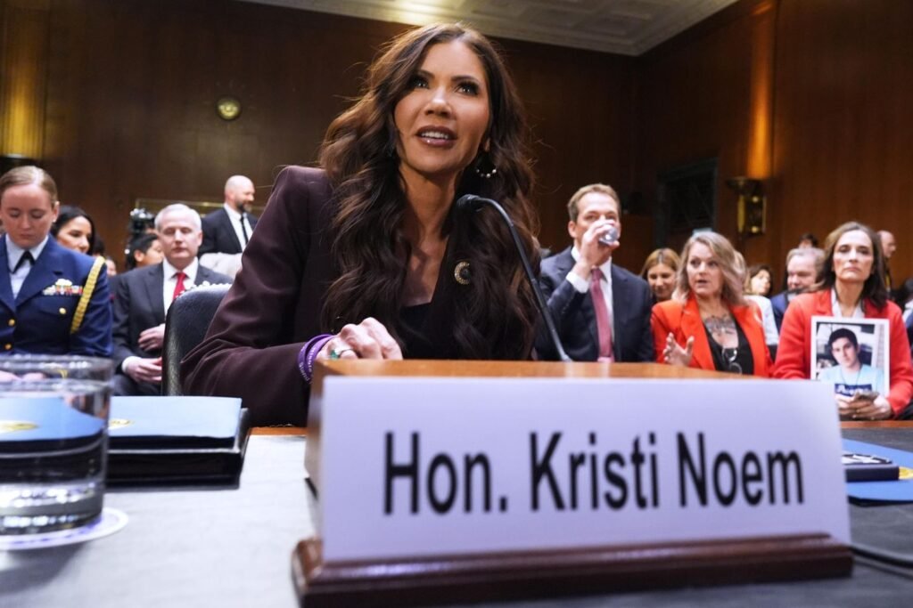 Noem says Trump personally approved her deportation ads