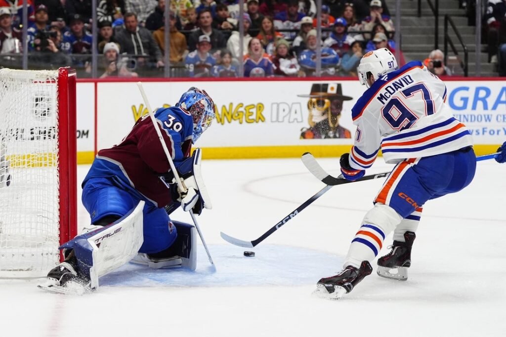 Oilers nip Avalanche after Nathan MacKinnon gets game misconduct