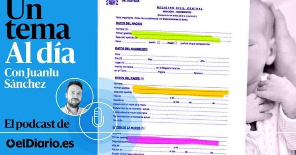 🎙 PODCAST | La burbuja del apellido de la madre primero 🎙 PODCAST | La burbuja del apellido de la madre primero