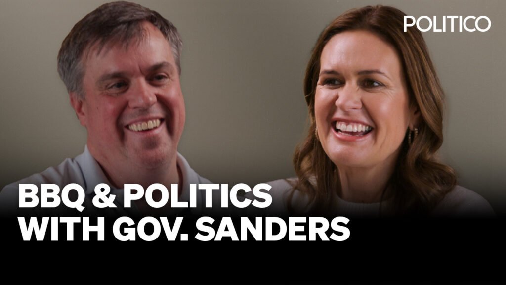 Politics and Arkansas BBQ with Gov Sanders and Jonathan Martin