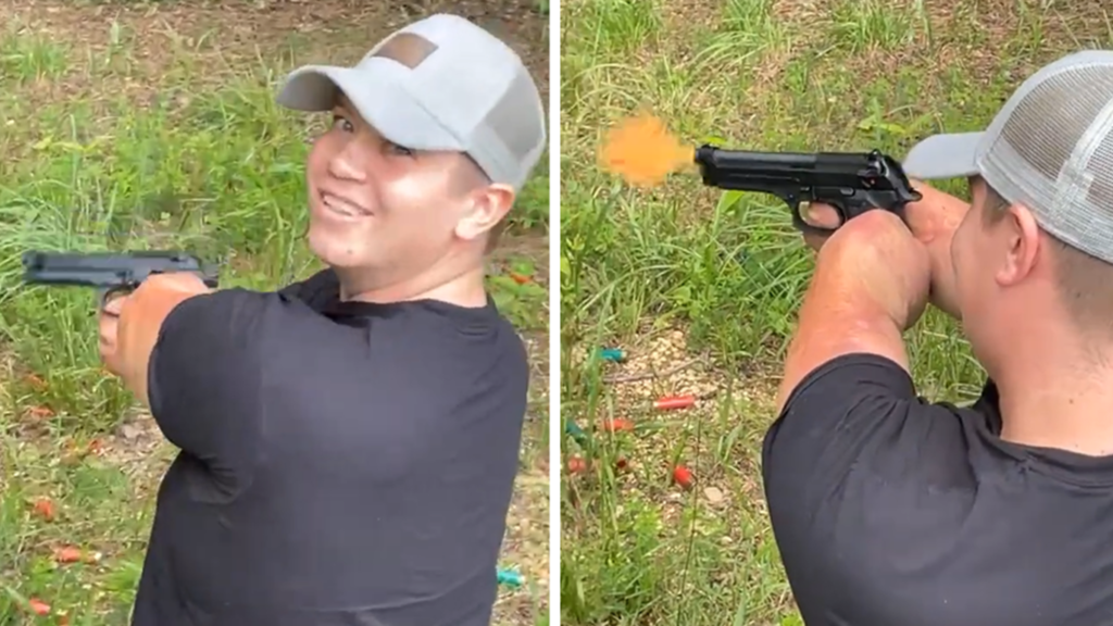 Quadriplegic Cornhole Pro Accused of Murder Fires Gun in Resurfaced Video, Watch