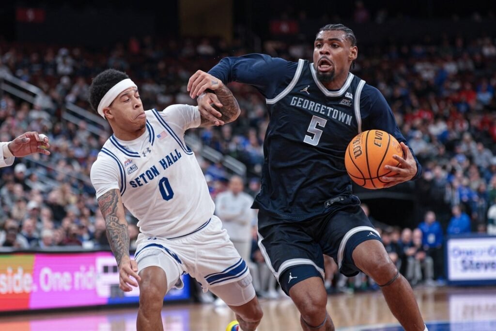 Report: Georgetown guard KJ Lewis entering transfer portal