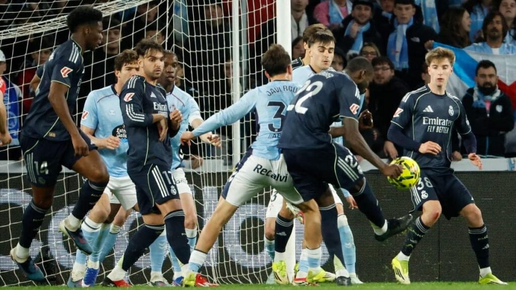 Report, result and goals as Los Blancos leave it late