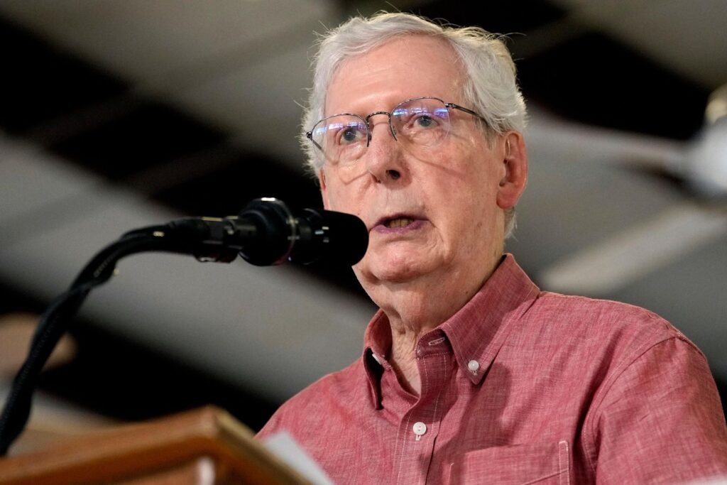 Sen. Mitch McConnell calls out antisemitism in Joe Kent's resignation over the Iran war
