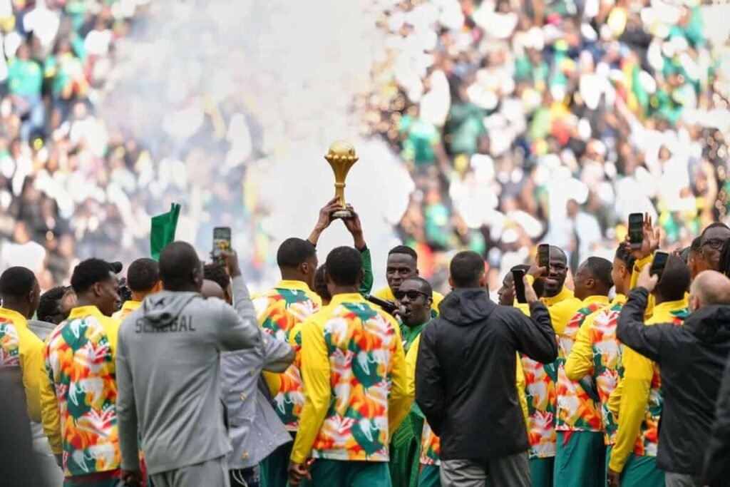 Senegal parade AFCON trophy despite being stripped of title