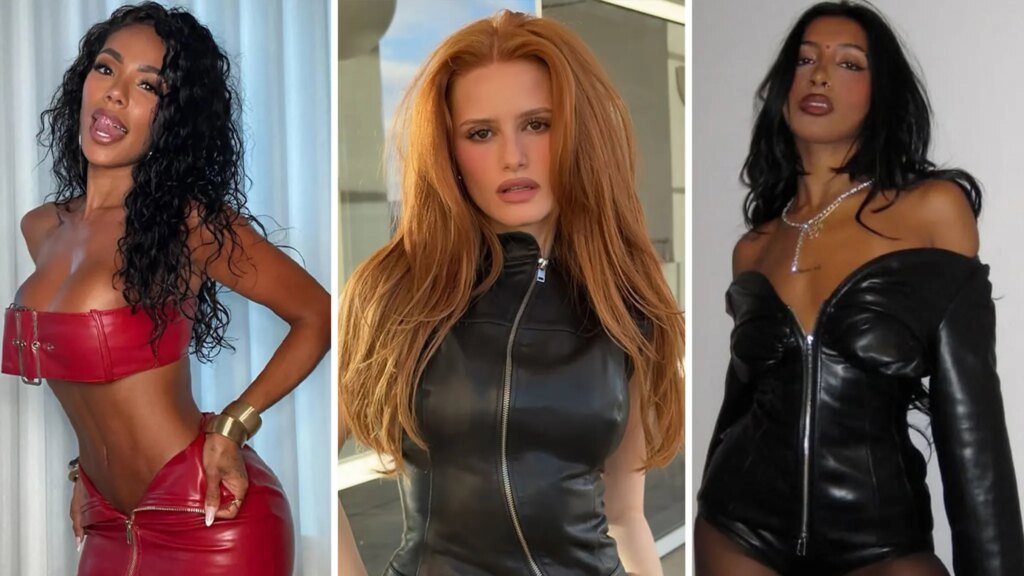 Sexy Stars Leathered Up ... Leather Weather Has Never Looked Better!