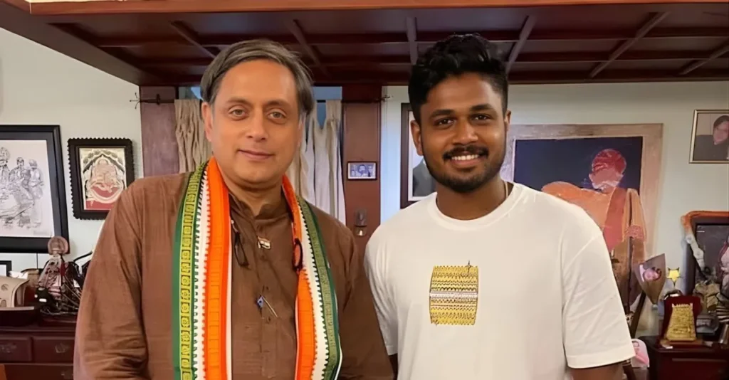 Shashi Tharoor reflects on meeting teenage Sanju Samson following Kerala star’s T20 World Cup brilliance Shashi Tharoor reflects on meeting teenage Sanju Samson following Kerala star’s T20 World Cup brilliance