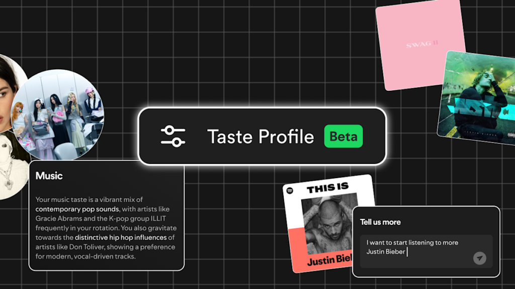 Spotify’s new Taste Profile feature lets users fine-tune their algorithm’s recommendations Spotify’s new Taste Profile feature lets users fine-tune their algorithm’s recommendations