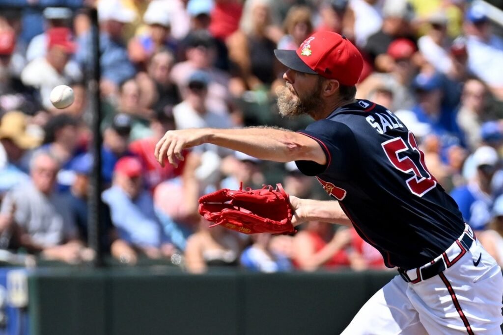 Spring training roundup: Chris Sale completes 6 innings as Braves rout Rays