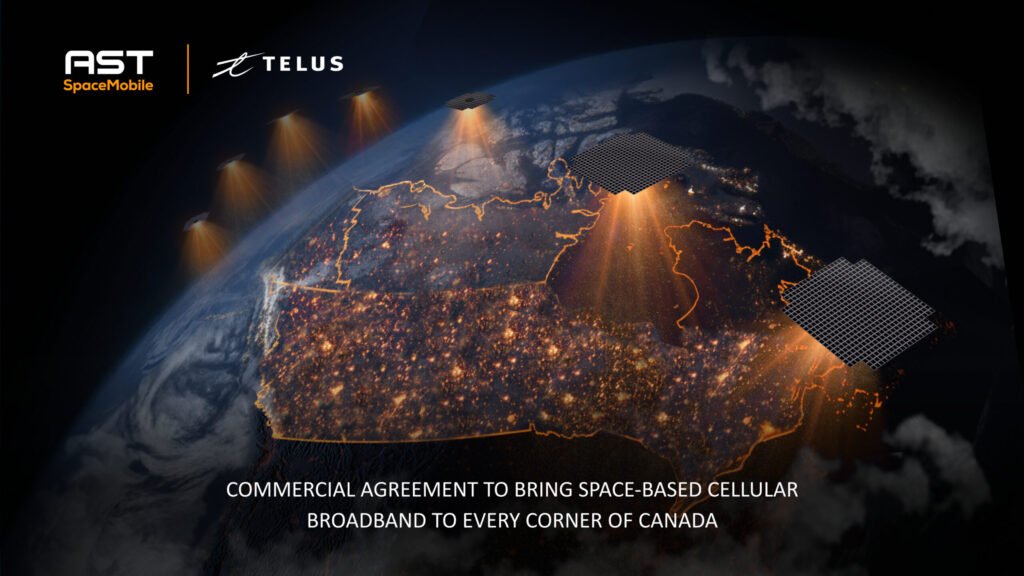 Telus to launch satellite-to-phone service this year with AST SpaceMobile