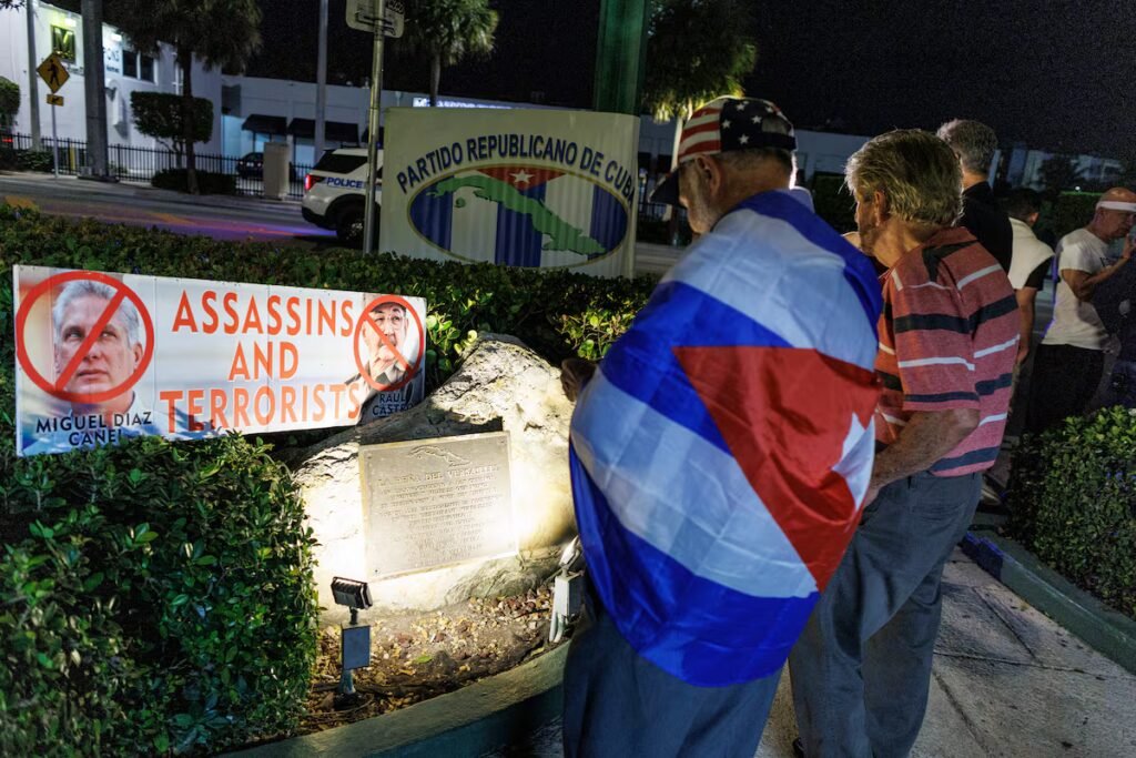 The exiles keeping vigil over their dead: Florida Cubans left confounded after the attack on a US speedboat | U.S. The exiles keeping vigil over their dead: Florida Cubans left confounded after the attack on a US speedboat | U.S.