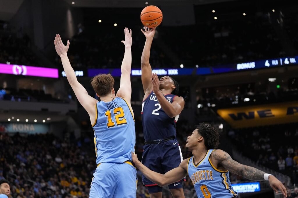 Top 25 roundup: 12-win Marquette downs No. 4 UConn in stunner Top 25 roundup: 12-win Marquette downs No. 4 UConn in stunner