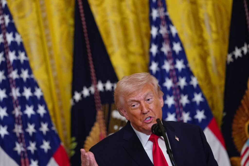 Trump says Iran war is moving along 'very well'