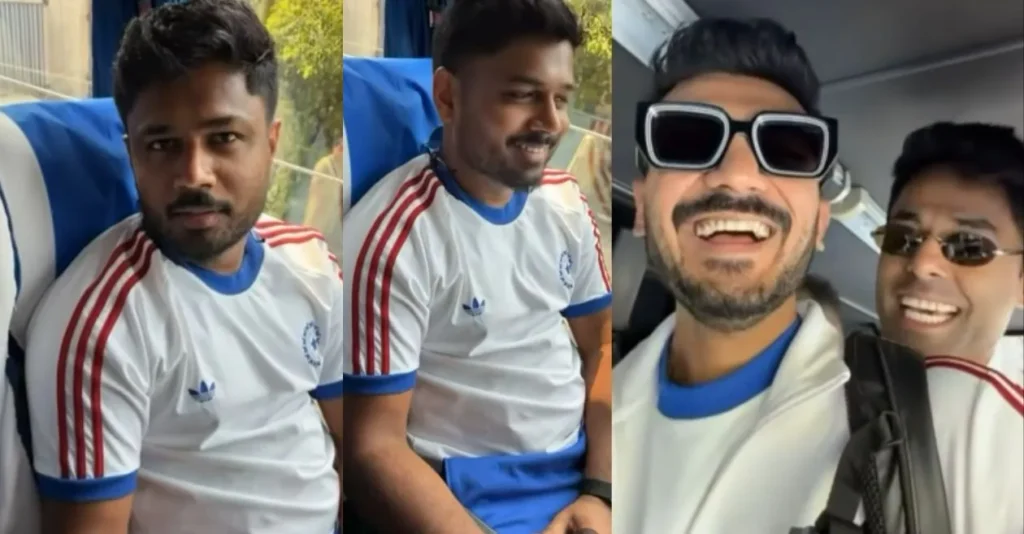 WATCH: Axar Patel playfully mocks Sanju Samson after his match-winning heroics against West Indies in T20 World Cup 2026