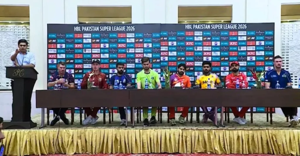 WATCH: David Warner pulls up Shaheen Afridi and Mohammad Rizwan over inattentive behaviour at PSL 2026 conference WATCH: David Warner pulls up Shaheen Afridi and Mohammad Rizwan over inattentive behaviour at PSL 2026 conference