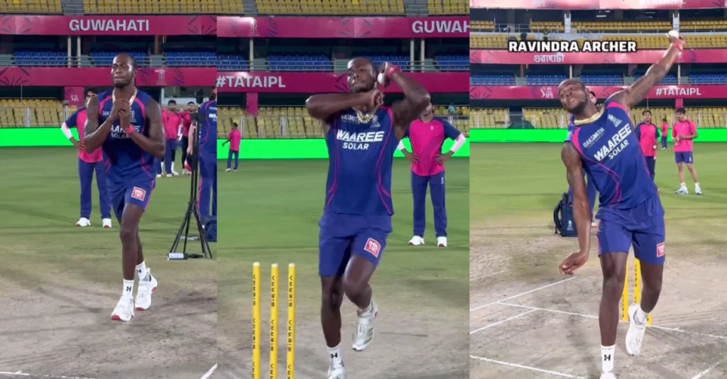 WATCH: Jofra Archer perfectly mimics Ravindra Jadeja’s bowling action ahead of RR vs CSK clash at IPL 2026 WATCH: Jofra Archer perfectly mimics Ravindra Jadeja’s bowling action ahead of RR vs CSK clash at IPL 2026