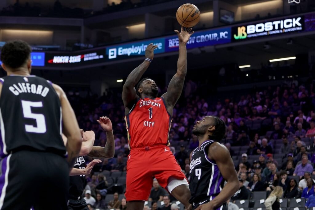 Zion Williamson, Pelicans send Kings to NBA-high 50th loss
