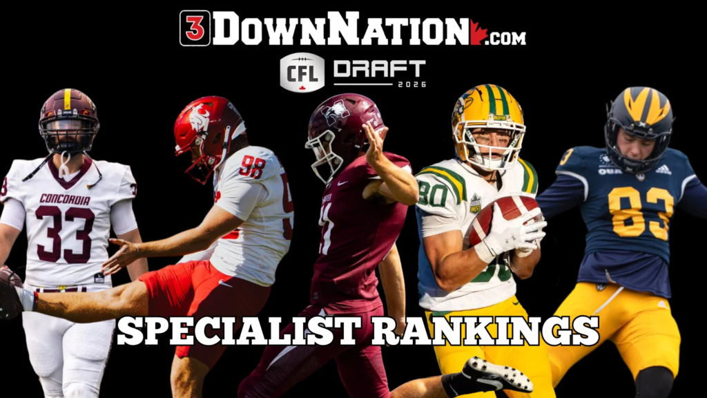 2026 CFL Draft position rankings: specialists
