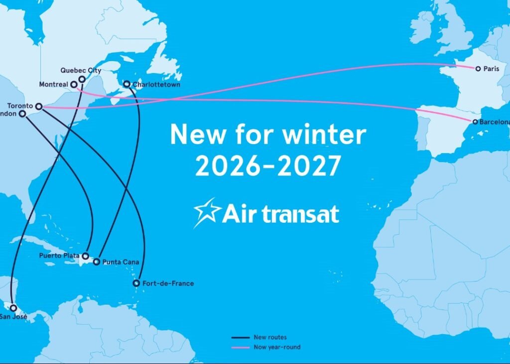 A Wave of New Offerings from Air Transat for winter 2026-2027
