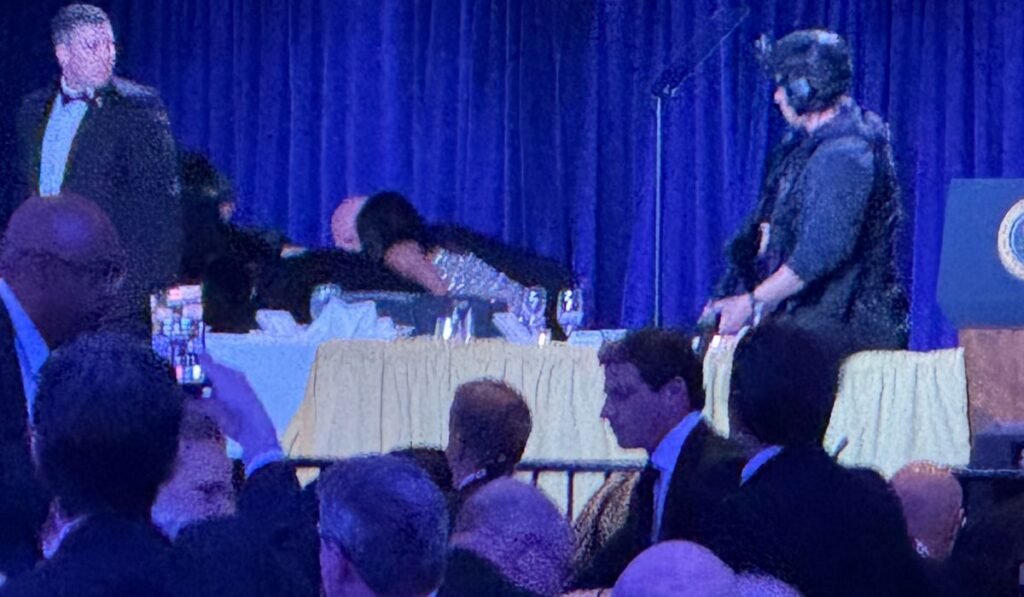 Accused gunman identified, seen sprinting through security check at Washington dinner