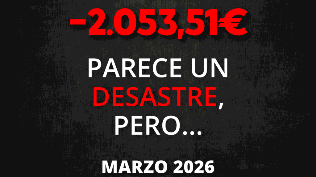 Actualización Cartera Inversor Inteligente Marzo 2026: -2.053,51 €