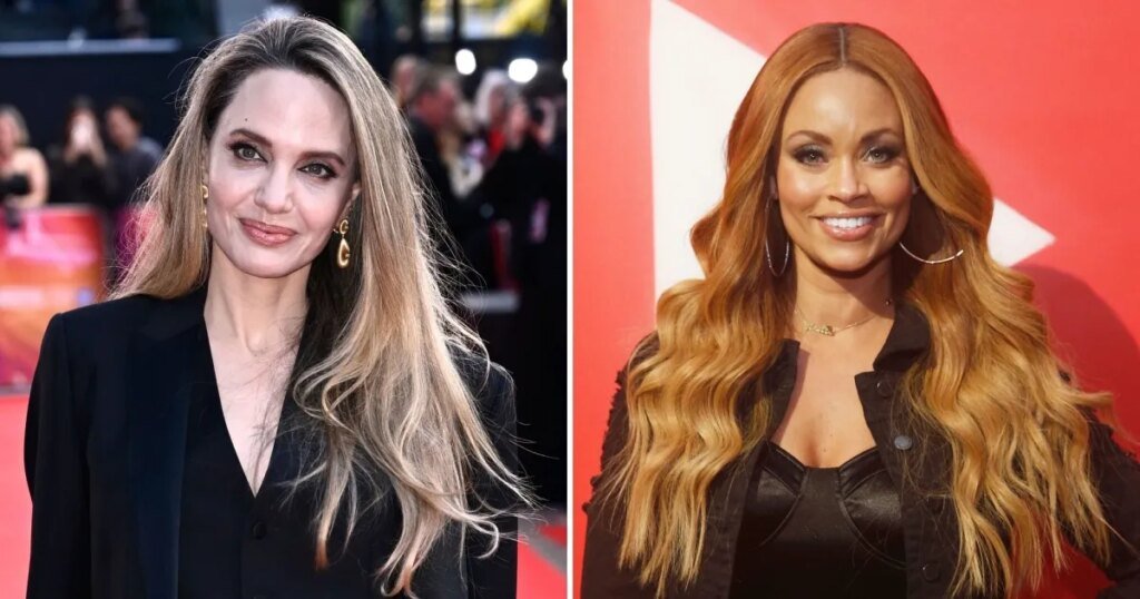 Angelina Jolie and Gizelle Bryant Pose at Sorority Brunch