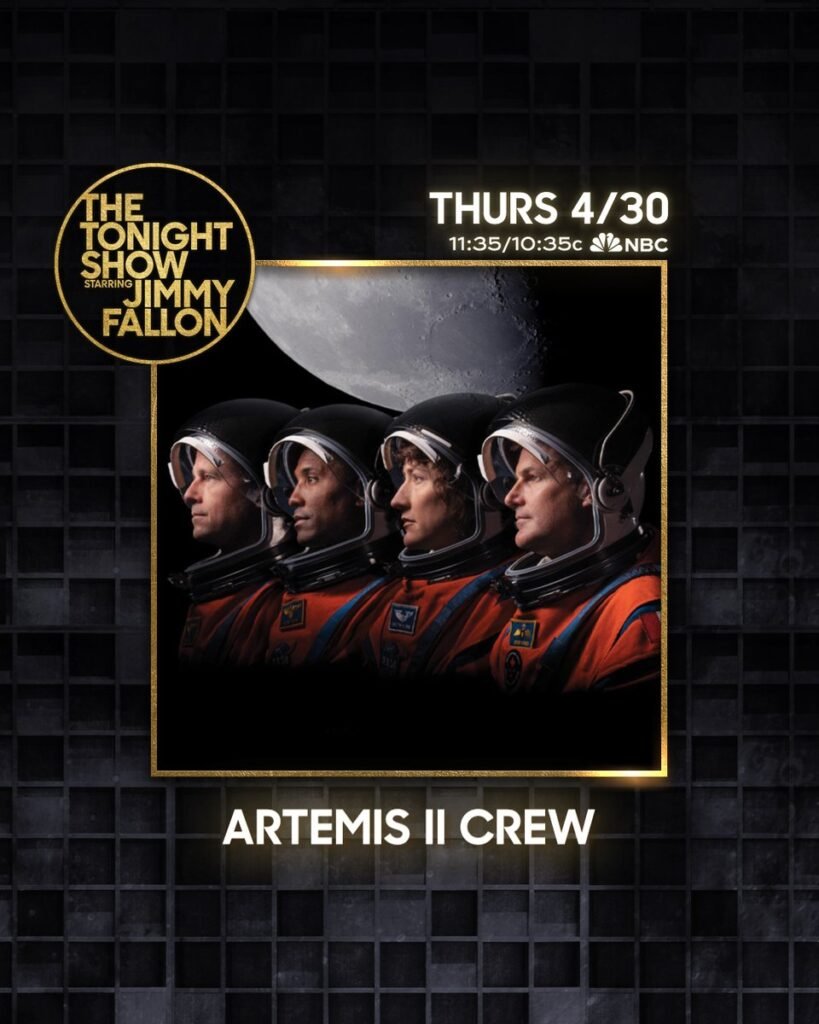 Artemis II Astronauts Make Tonight Show Debuts Ahead Of Historic Moon Mission