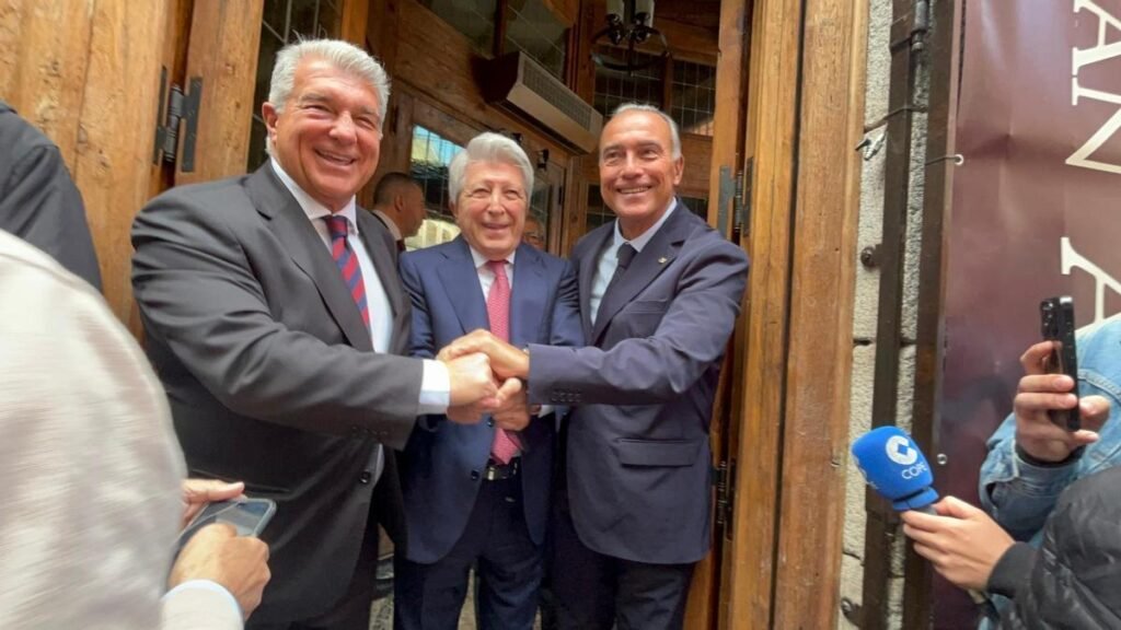 Barcelona legal department studying UEFA ruling, as Atletico Madrid president calls grass complaint 'nonsense'